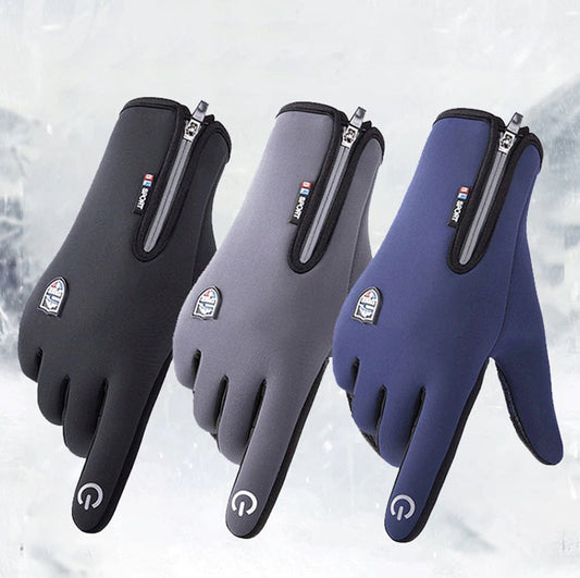Guantes Para Moto Ciclismo Dedo Touch Protección Calor, Frio y Lluvia